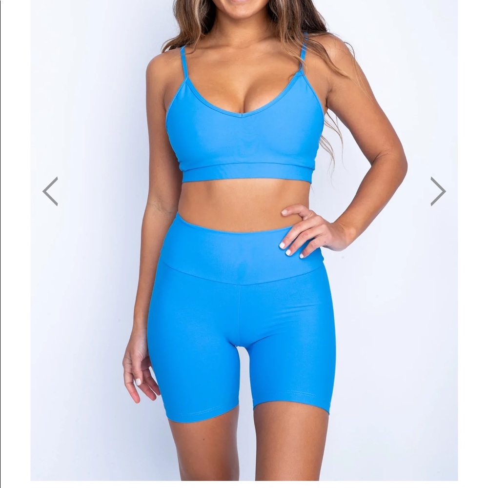 Skatie Blue workout set Brand new